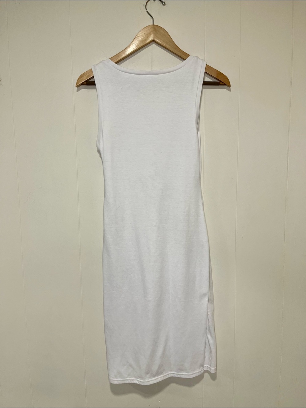 Melrose And Market White Size Small Shift Knee Length Sleeveless Dress - Picture 4 of 4